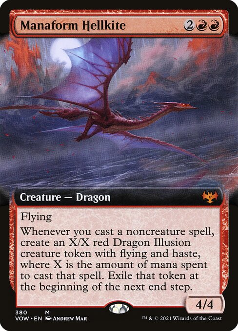 Manaform Hellkite (380) - EXTENDED ART - Innistrad: Crimson Vow - Game On