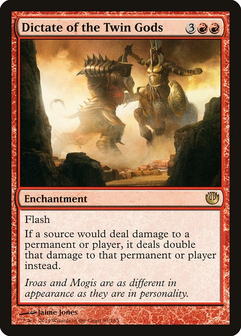 Dictate of the Twin Gods (93) (Foil) - Journey into Nyx - Game On