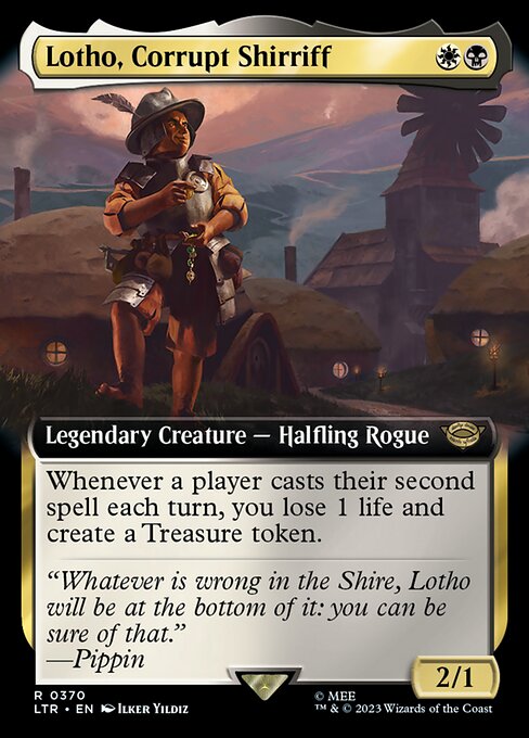 Lotho, Corrupt Shirriff (370) - EXTENDED ART - The Lord of the Rings: Tales of Middle-earth - Game On