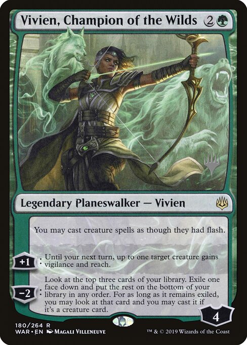 Vivien, Champion of the Wilds (180p) - War of the Spark Promos - Game On