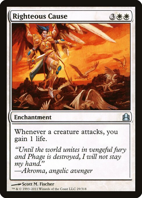 Righteous Cause (29) - Commander 2011 - Game On