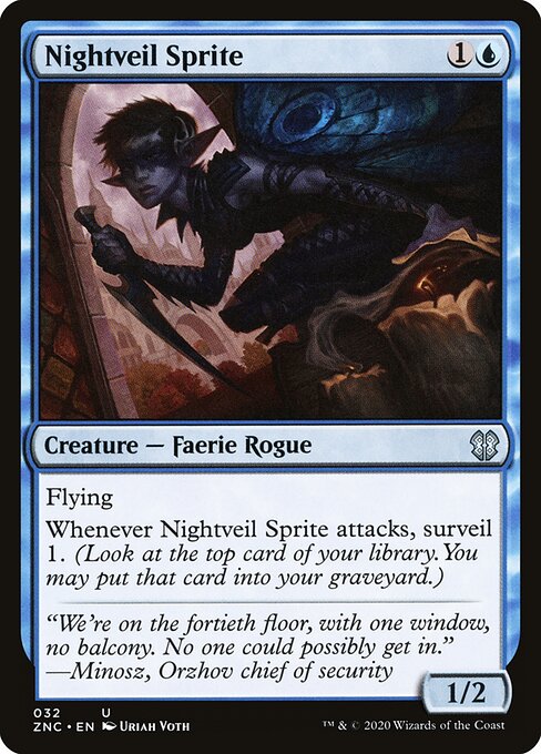 Nightveil Sprite (32) - Zendikar Rising Commander - Game On
