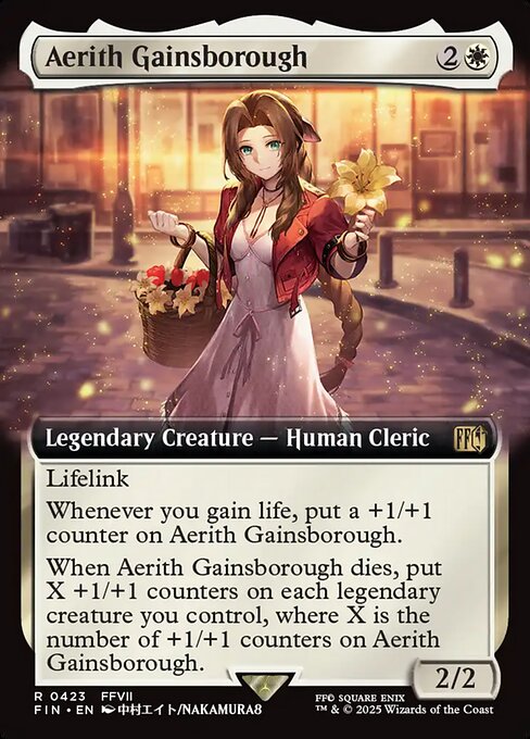 Aerith Gainsborough (423) - EXTENDED ART - Final Fantasy - Game On