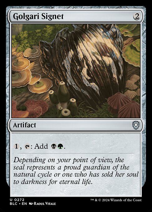 Golgari Signet (272) - Bloomburrow Commander - Game On