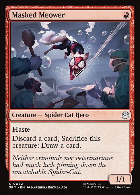 Masked Meower (82) (Foil) - Marvel's Spider-Man - Game On