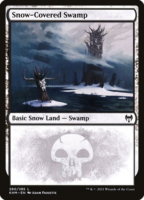 Snow-Covered Swamp (280) (Foil) - Kaldheim - Game On