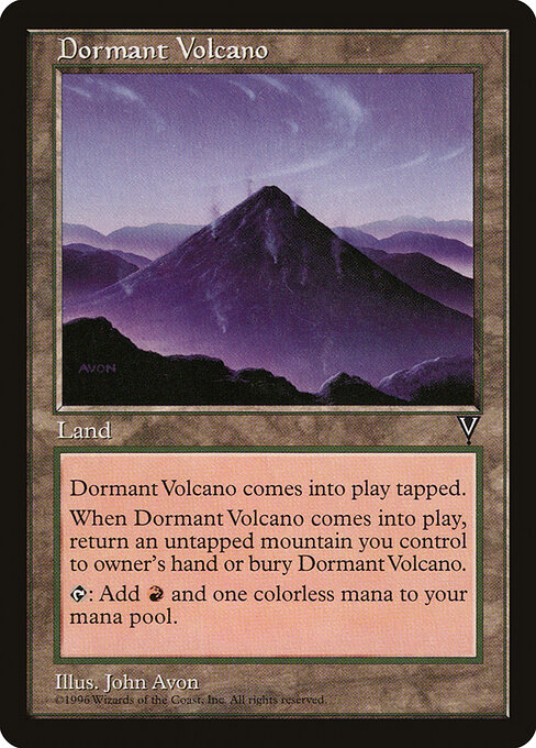 Dormant Volcano (161) - Visions - Game On