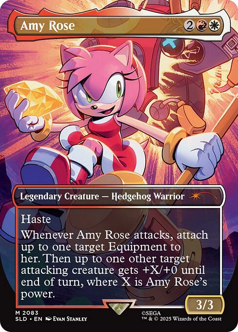 Amy Rose (2083) - BORDERLESS - FULL ART - Secret Lair Drop - Game On