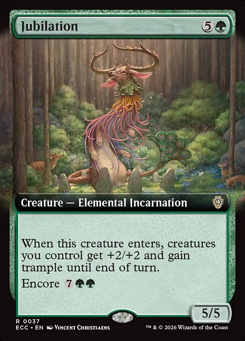 Jubilation (37) - EXTENDED ART - Lorwyn Eclipsed Commander - Game On