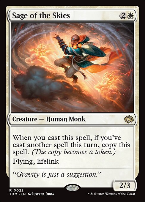 Sage of the Skies (22) (Foil) - Tarkir: Dragonstorm - Game On