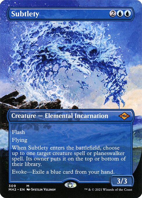 Subtlety (309) - BORDERLESS - FULL ART - Modern Horizons 2 - Game On