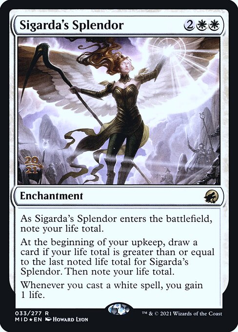 Sigarda's Splendor (33s) (Foil) - Innistrad: Midnight Hunt Promos - Game On