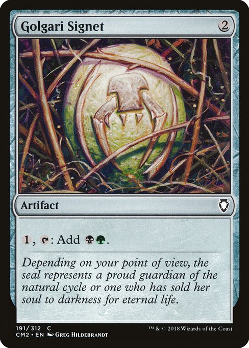 Golgari Signet (191) - Commander Anthology Volume II - Game On