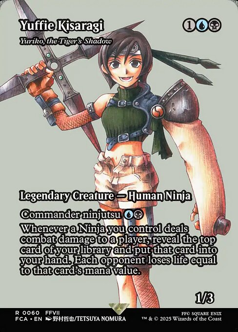 Yuriko, the Tiger's Shadow (60) - BORDERLESS - FULL ART - Final Fantasy: Through the Ages - Game On