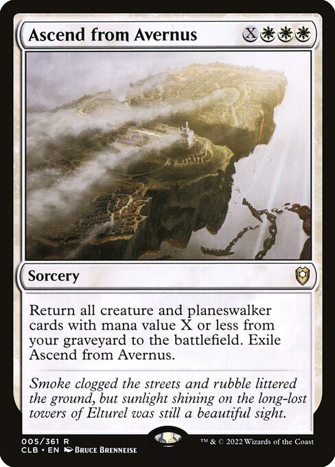 Ascend from Avernus (5) (Foil) - Commander Legends: Battle for Baldur's Gate - Game On