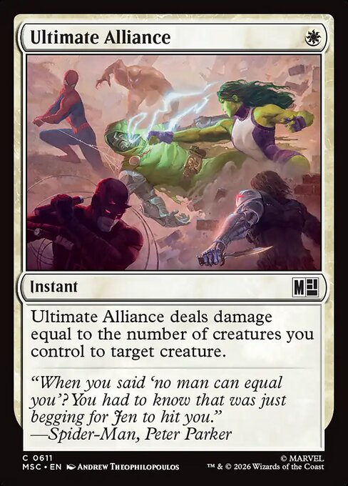 Ultimate Alliance (611) - Marvel Super Heroes Commander - Game On