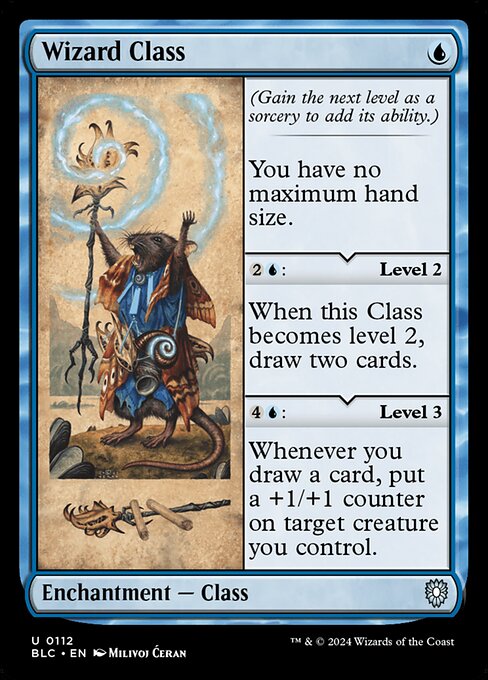 Wizard Class (112) - Bloomburrow Commander - Game On