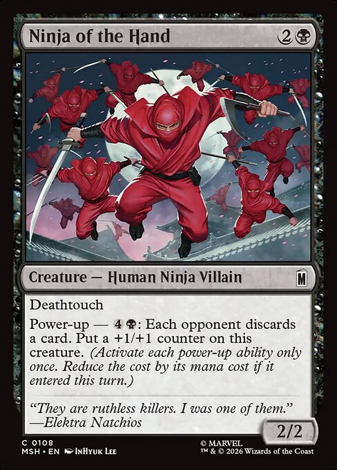 Ninja of the Hand (108) - Marvel Super Heroes - Game On