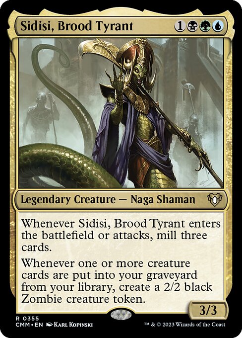 Sidisi, Brood Tyrant (355) - Commander Masters - Game On