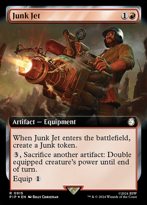 Junk Jet (915) - EXTENDED ART (Foil) - Fallout - Game On