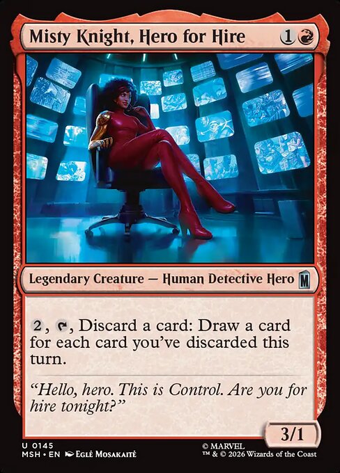 Misty Knight, Hero for Hire (145) - Marvel Super Heroes - Game On