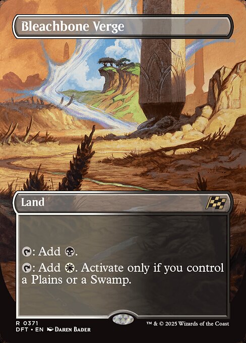 Bleachbone Verge (371) - BORDERLESS (Foil) - Aetherdrift - Game On