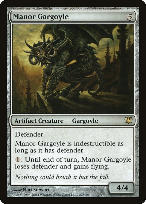 Manor Gargoyle (228) - Innistrad - Game On