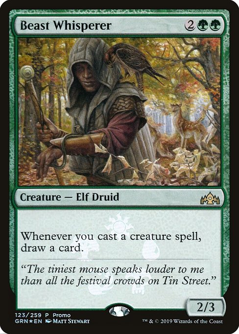 Beast Whisperer (123★) (Foil) - Guilds of Ravnica Promos - Game On