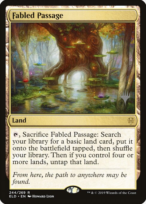 Fabled Passage (244p) - Throne of Eldraine Promos - Game On