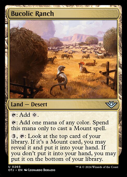 Bucolic Ranch (265) - Outlaws of Thunder Junction - Game On