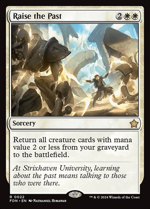 Raise the Past (22) (Foil) - Foundations - Game On