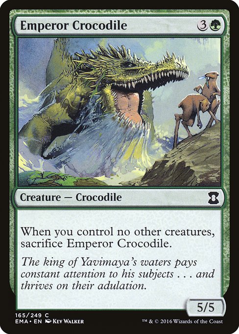 Emperor Crocodile (165) (Foil) - Eternal Masters - Game On
