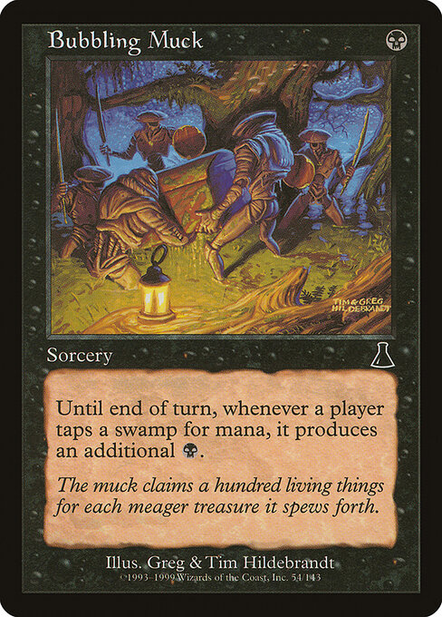 Bubbling Muck (54) (Foil) - Urza's Destiny - Game On