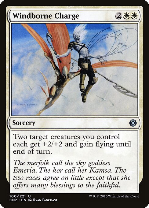 Windborne Charge (100) (Foil) - Conspiracy: Take the Crown - Game On