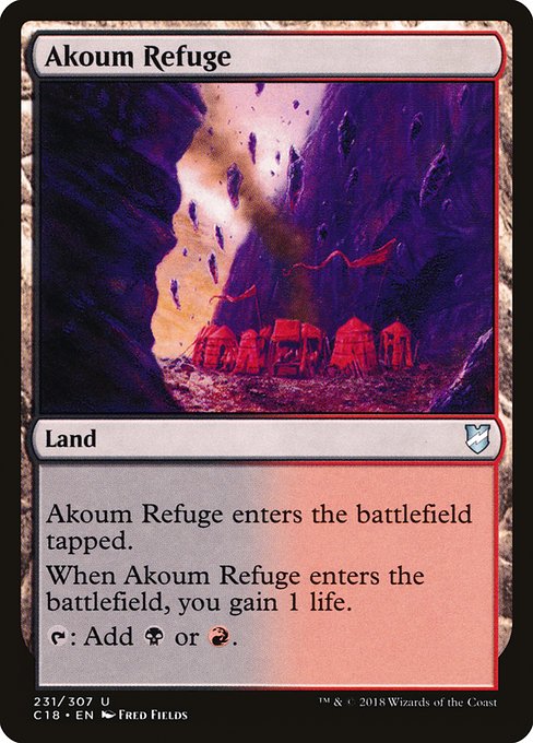 Akoum Refuge (231) - Commander 2018 - Game On