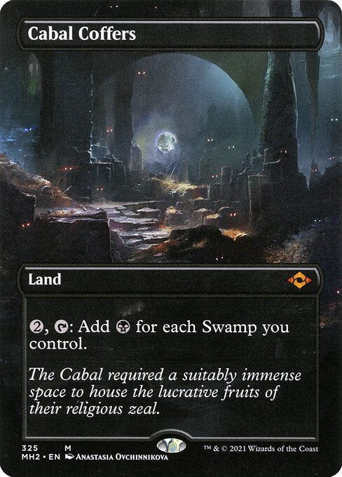 Cabal Coffers (325) - BORDERLESS - FULL ART - Modern Horizons 2 - Game On