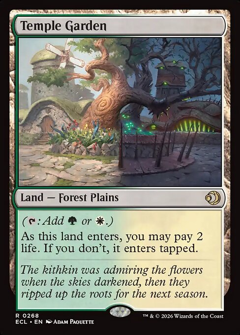Temple Garden (268) (Foil) - Lorwyn Eclipsed - Game On