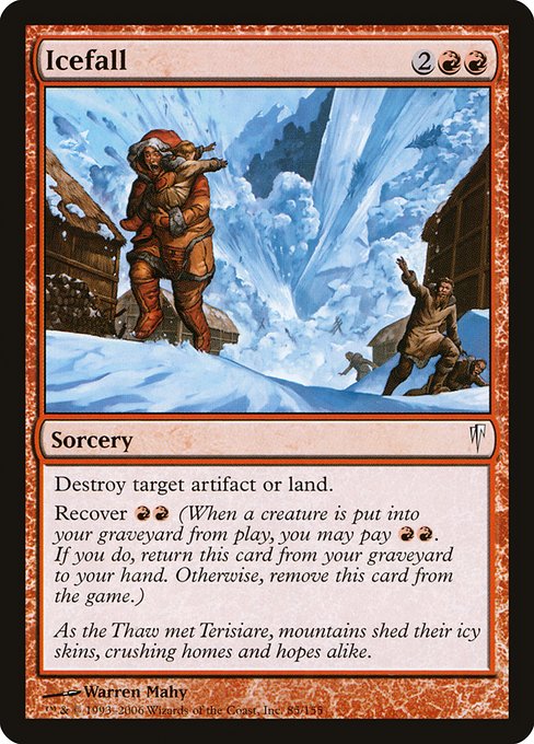 Icefall (85) (Foil) - Coldsnap - Game On