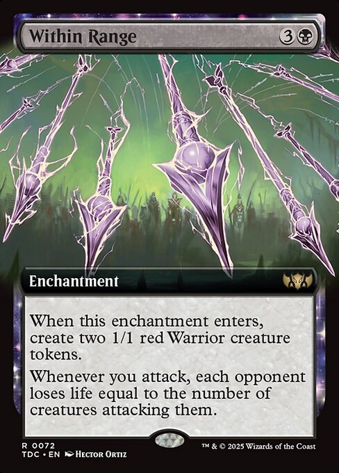 Within Range (72) - EXTENDED ART - Tarkir: Dragonstorm Commander - Game On