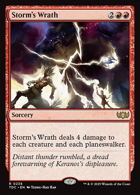 Storm's Wrath (236) - Tarkir: Dragonstorm Commander - Game On