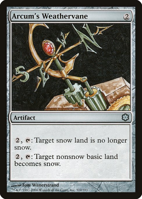 Arcum's Weathervane (310) - Coldsnap Theme Decks - Game On