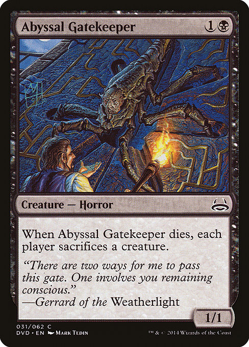 Abyssal Gatekeeper (31) - Duel Decks Anthology: Divine vs. Demonic - Game On