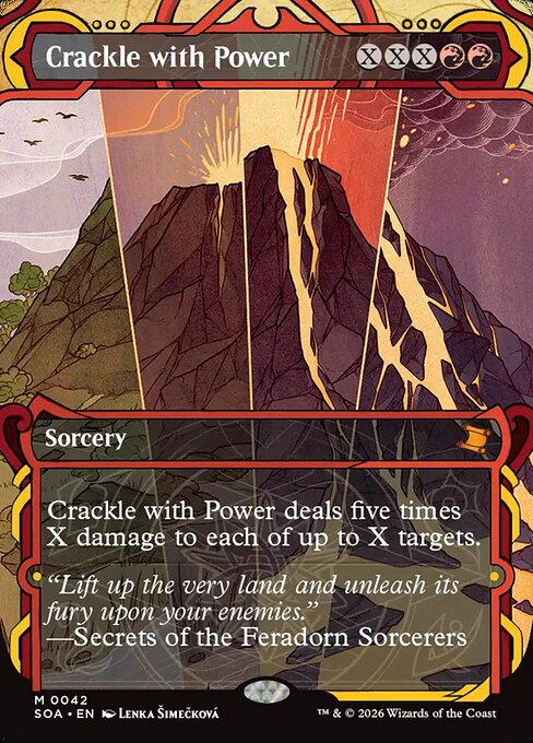 Crackle with Power (42) - BORDERLESS - Secrets of Strixhaven Mystical Archive - Game On