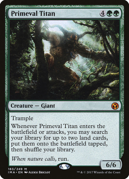 Primeval Titan (183) - Iconic Masters - Game On