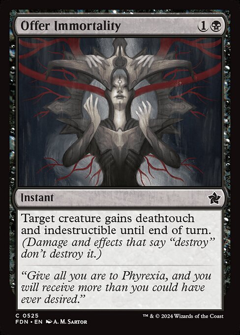 Offer Immortality (525) - Foundations - Game On