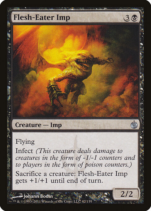 Flesh-Eater Imp (42) - Mirrodin Besieged - Game On