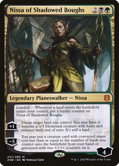 Nissa of Shadowed Boughs (231) - Zendikar Rising - Game On