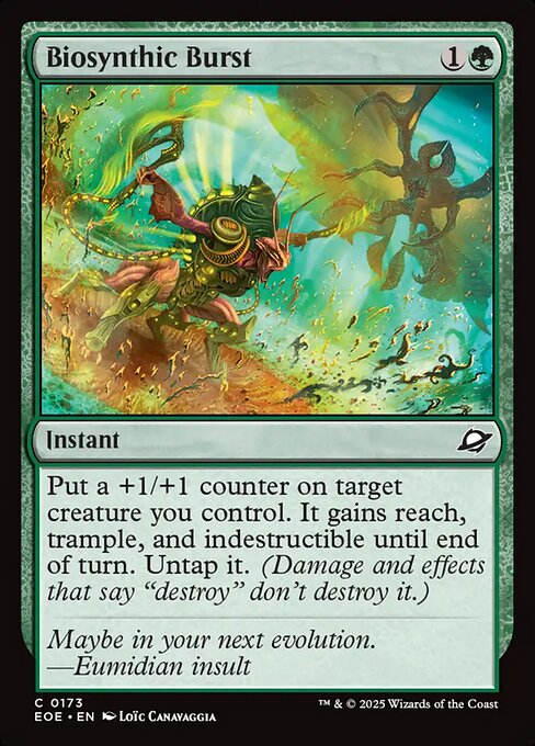 Biosynthic Burst (173) (Foil) - Edge of Eternities - Game On