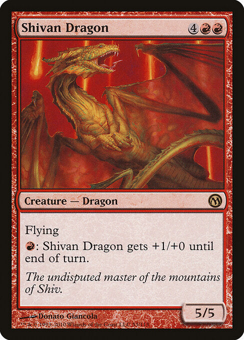Shivan Dragon (53) - Duels of the Planeswalkers - Game On