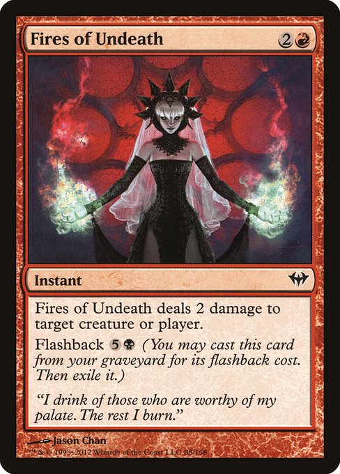 Fires of Undeath (88) (Foil) - Dark Ascension - Game On